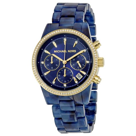 blue mk watch